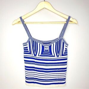 DONATED ❌Remain Birger Christensen Small Knit Blue Beige Striped size S